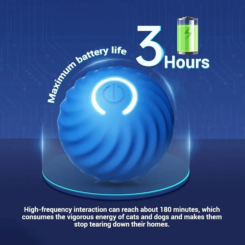 🐾 Pelota Interactiva Inteligente para Perros  –  Recargable por USB
