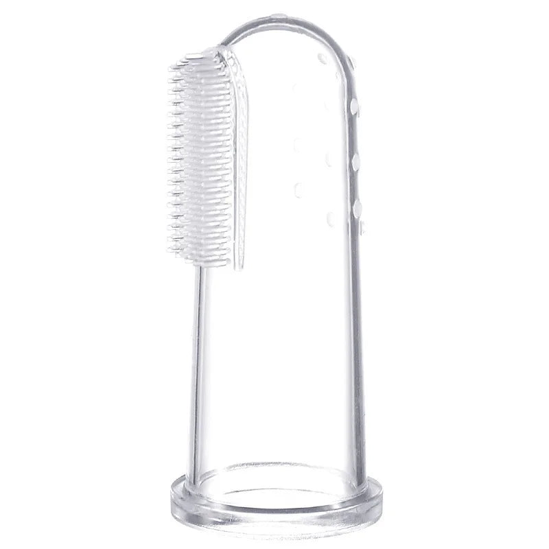 Cepillo Dental de Dedo para Mascotas | Limpieza de Dientes y Antisarro para Perros y Gatos de Silicona Suave