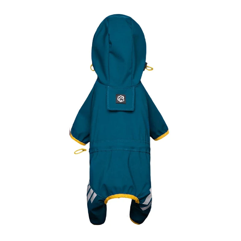 Chubasquero Impermeable Reflectante para Perros | Ropa de Lluvia Ligera y Cómoda